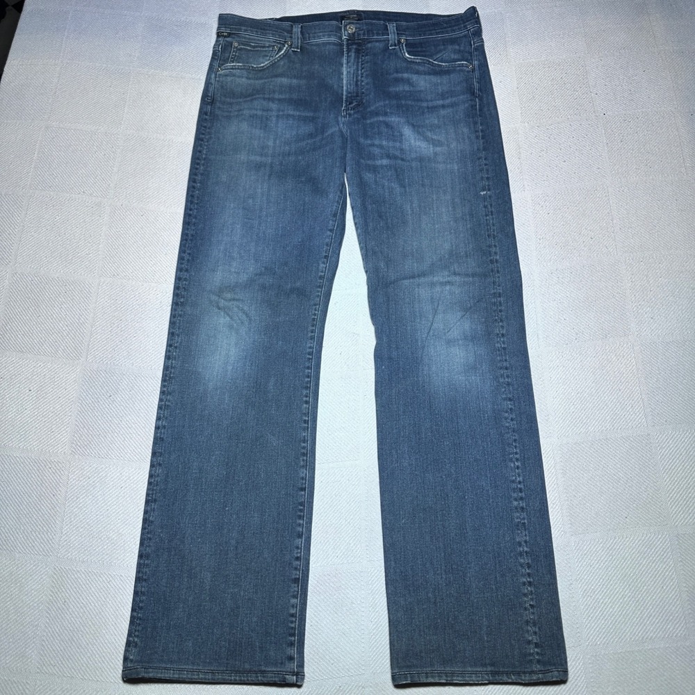 Citizens of Humanity Sid Jeans Mens 36x33 Regular Straight Stretch Medium Wash